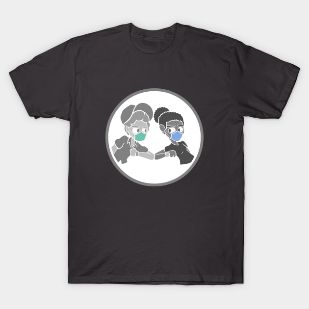 Jeb & Jules (neutral, white) T-Shirt by C3Sabertooth